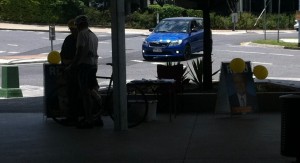 Kevin Rudd information booth at Coorparoo December 2012